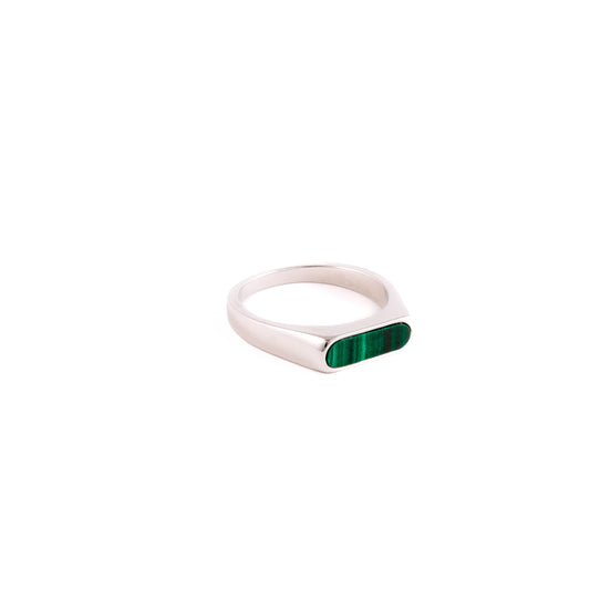 Malachite Signet Ring